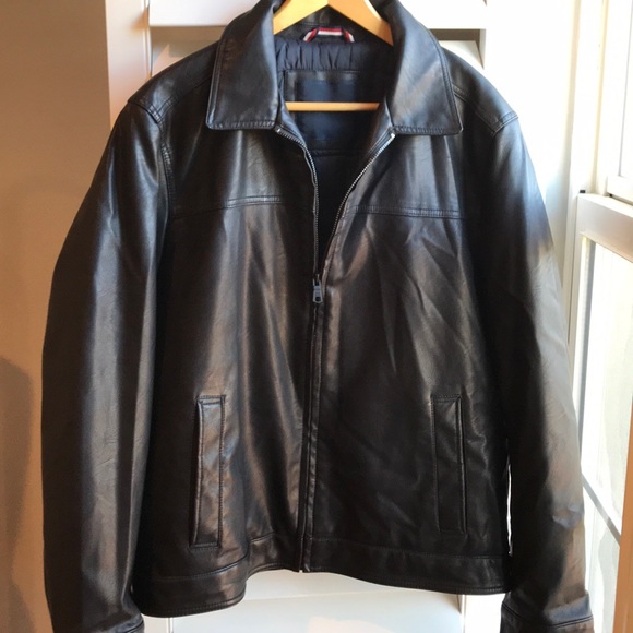 Tommy Hilfiger Other - Tommy Hilfiger faux leather jacket M